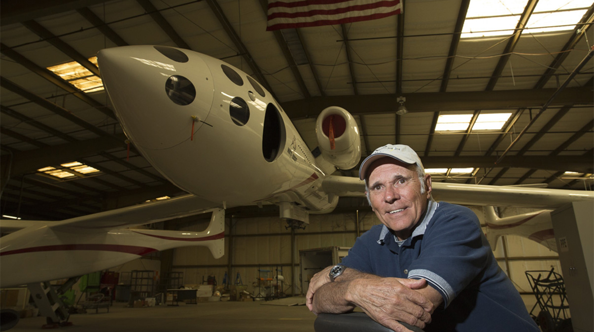 Mike Melvill visited with 'AOPA Pilot' for a 2013 feature on a remarkable flying career that included a stint as the first commercial astronaut in the world. Photo by Mike Fizer.