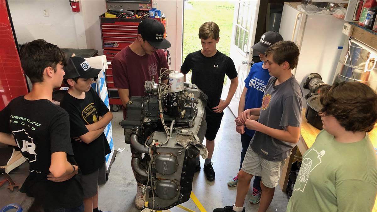 Students in the Sky Program learn aviation skills through hands-on projects and mentorship from experienced pilots, mechanics, and other aviation professionals. Photo courtesy of Skyranch Youth Aviation.