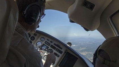 In a level turn, detecting deviations early by noting slight movements on the airspeed indicator or altimeter allows pilots to use only minor corrections.