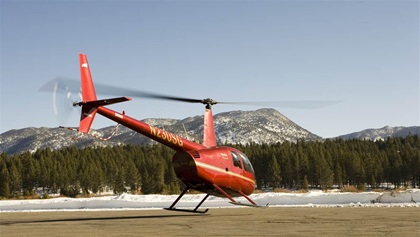 High altitude helicopter flying