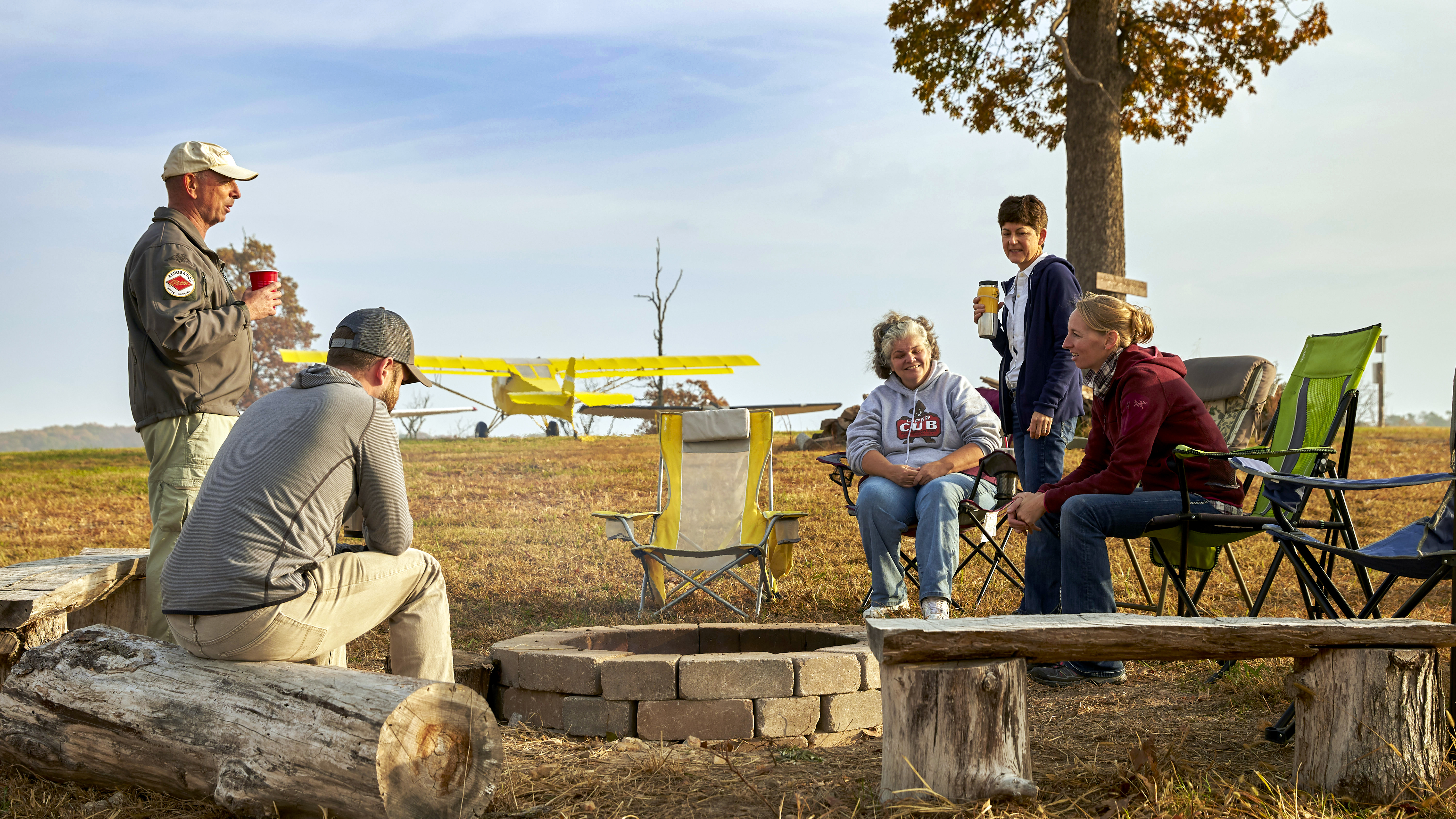 There’s nothing like the camaraderie of sitting around the campfire at a grass strip after a great day of flying off-airport. (Mike Fizer)