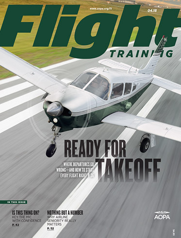 Flight Training April Cover