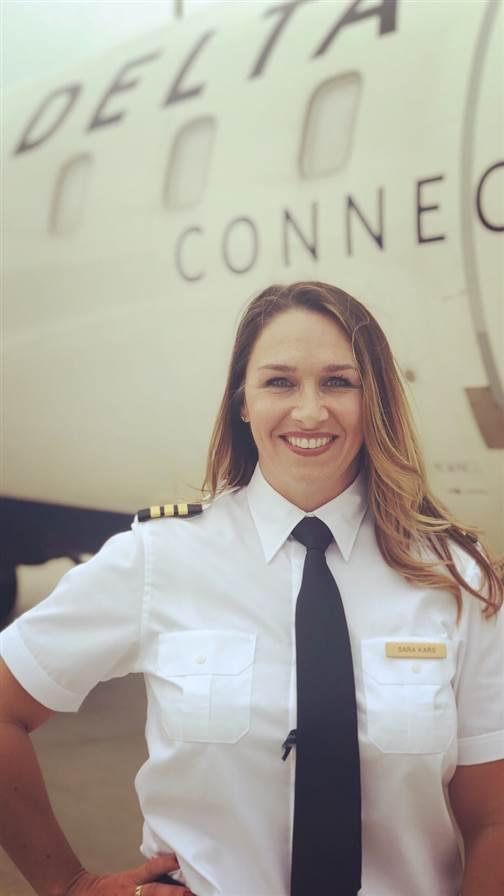 Former stay-at-home mom Sara Karg took a leap of faith and began flight training two years ago with the goal of flying professionally. It took her only 25 months to reach her dream.