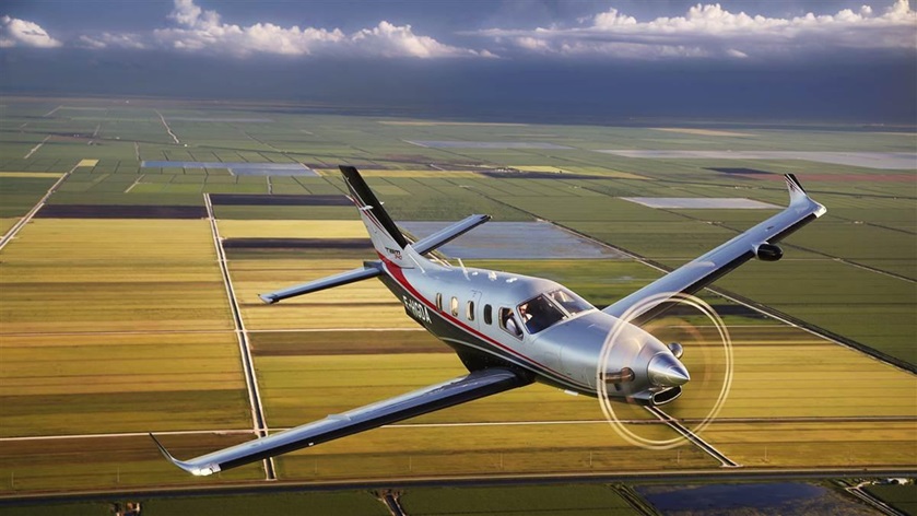 The Daher TBM 940 in flight. Photo by Chris Rose.