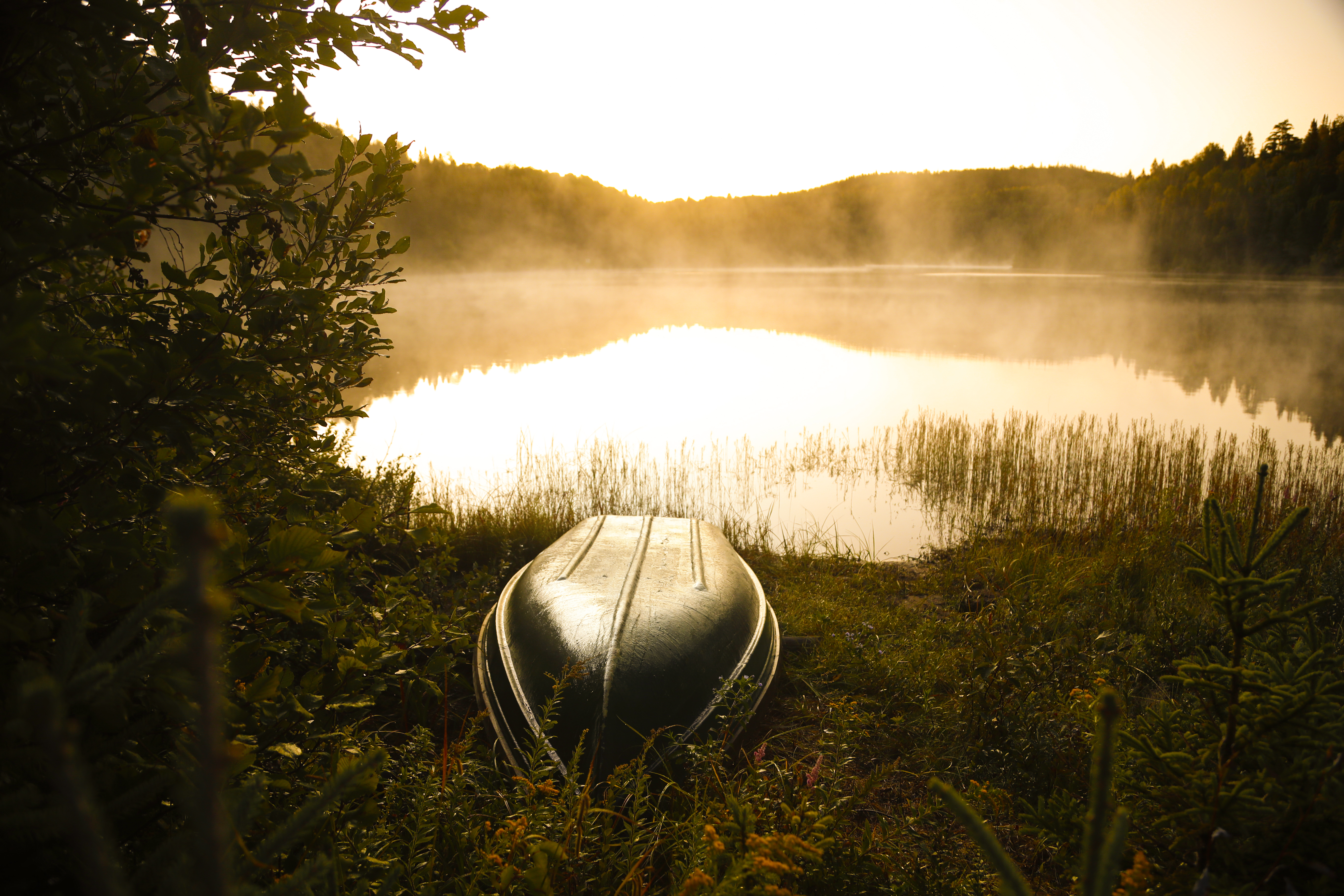 Sunrise on the lake.