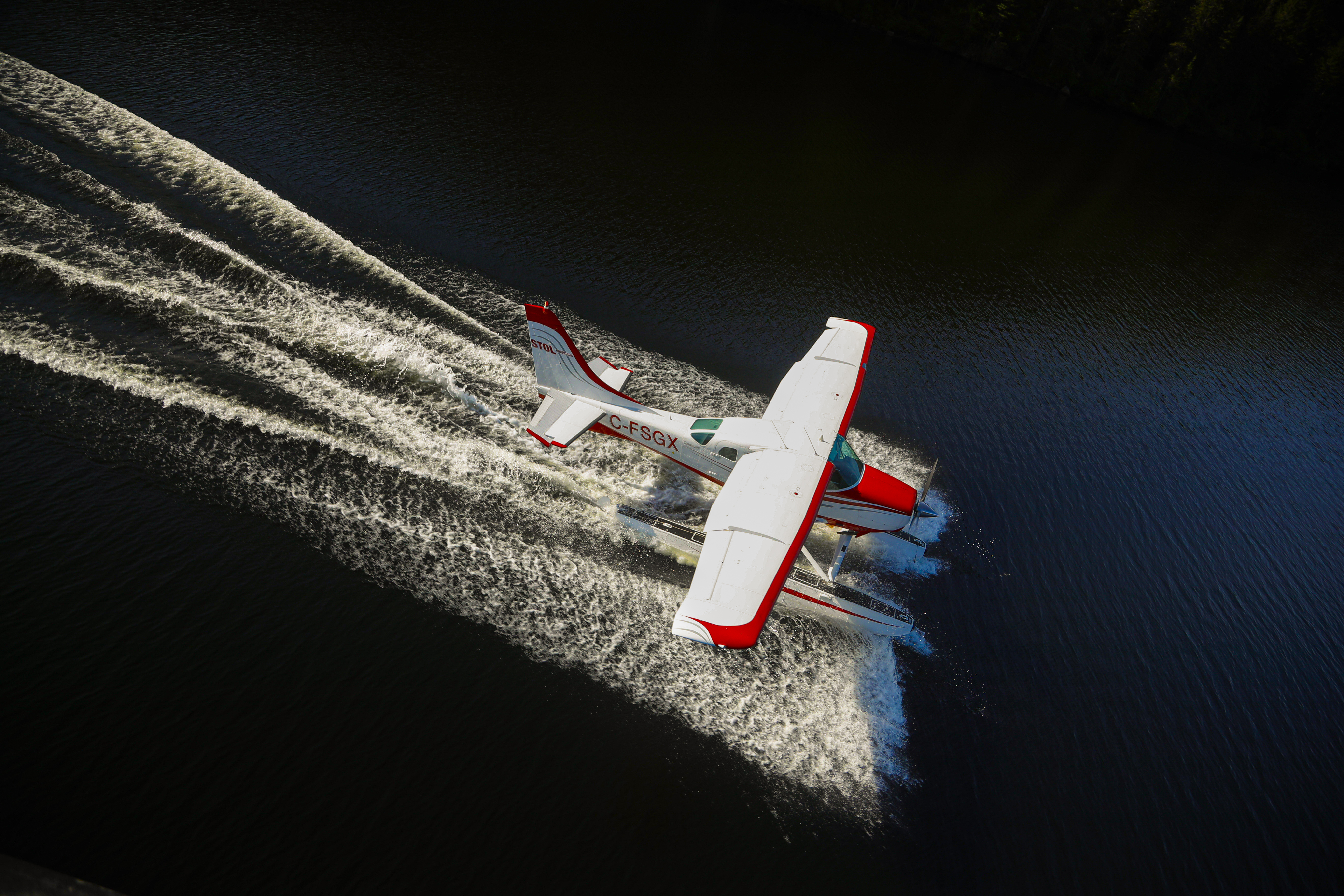 A remote seaplane base