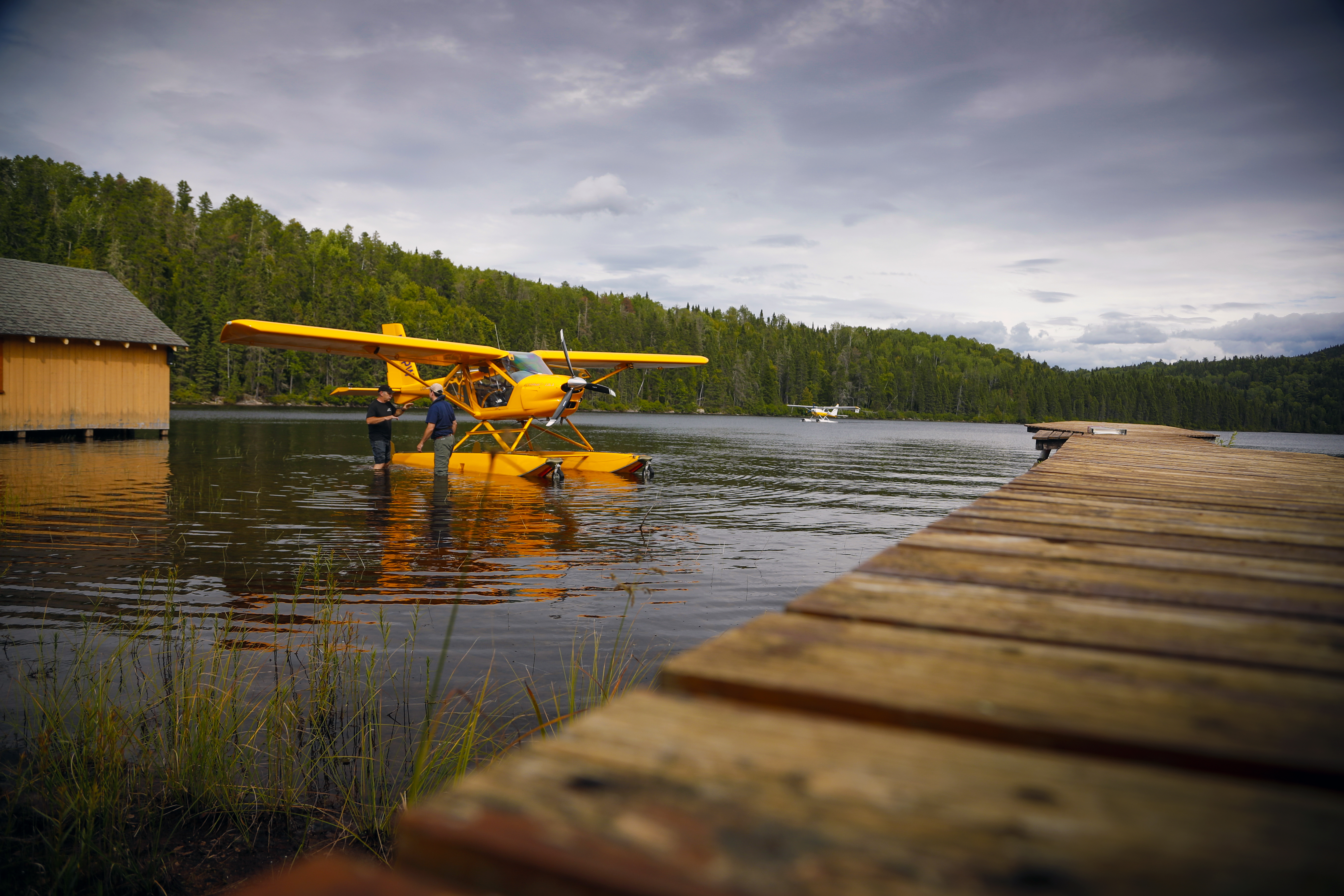 A remote seaplane base