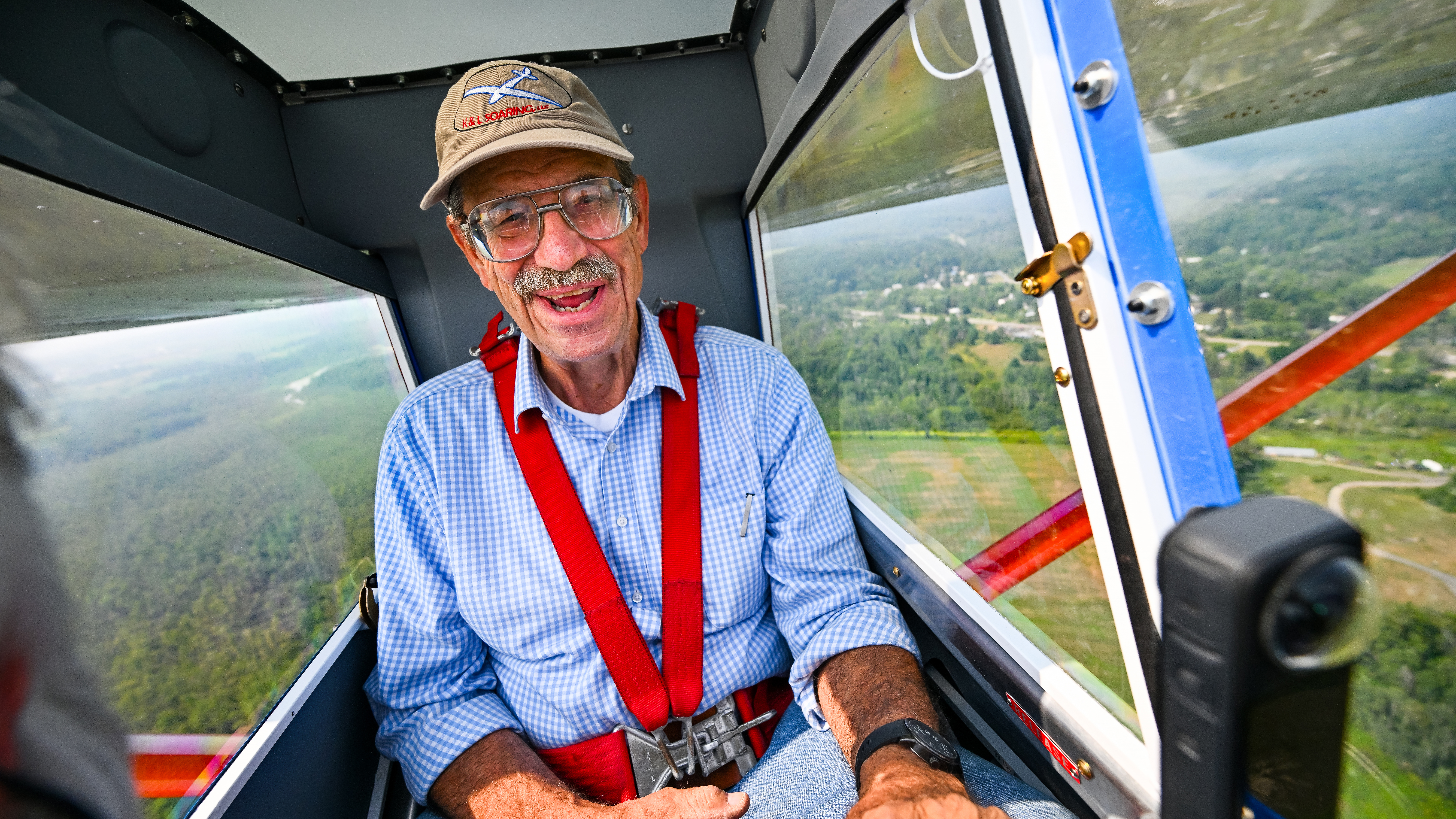Les Schweizer, son of Ernest Schweizer and co-founder of K&L Soaring. Photo by David Tulis