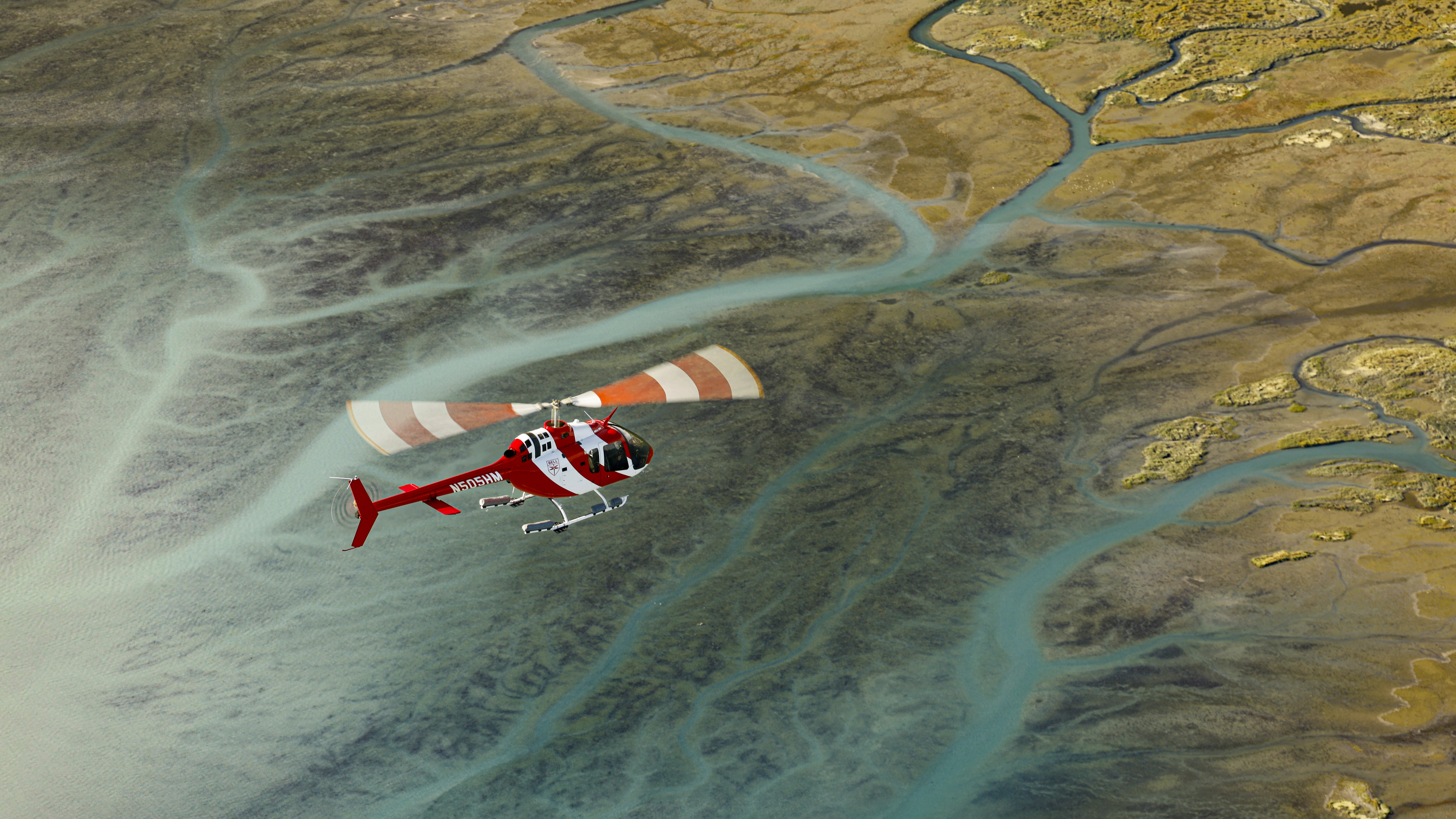 Glacial deposits near Valdez create a watercolored alluvial fan.