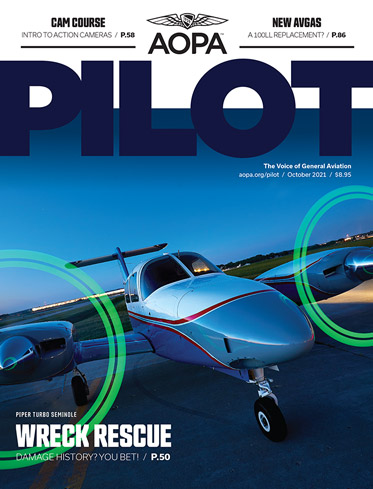 October issue of AOPA Pilot magazine