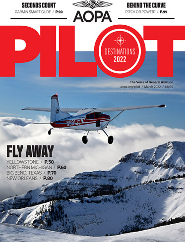 AOPA Pilot magazine March 2022