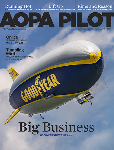 AOPA Pilot Cover January 2018