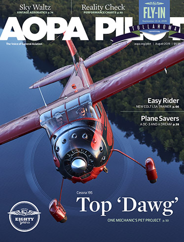 AOPA Pilot magazine August 2019