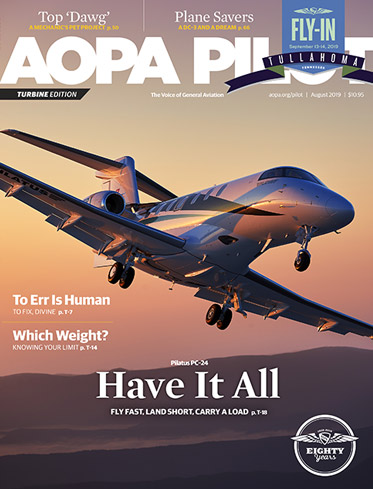 AOPA Turbine Pilot magazine August 2019