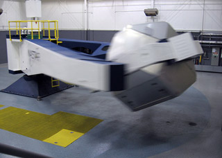 The Phoenix Centrifuge can deliver a 10-G acceleration in one second, and up to 25 Gs at full speed. Used to simulate both aircraft and space flight, it is typically dialed down to 4 Gs or less.
