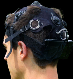 An older version of Advanced Brain Monitoring's EEG system. Honeywell image.