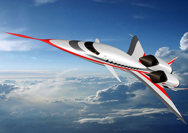 Artist’s rendering of the SonicStar business jet concept. Image courtesy HyperMach Aerospace Industries.