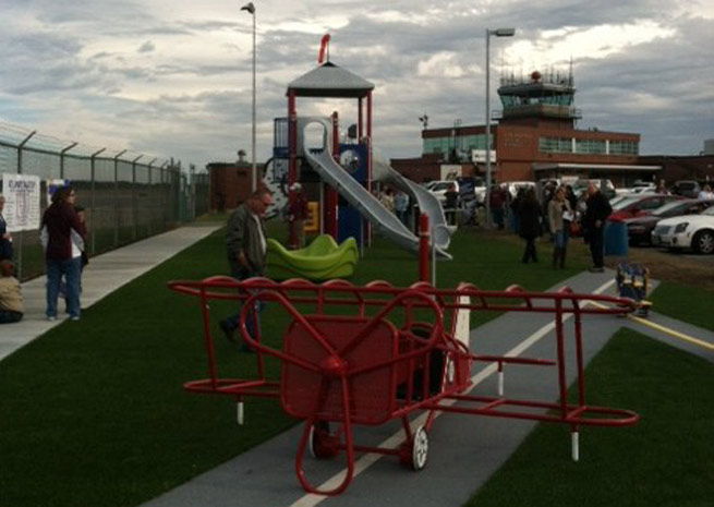 New Bedford Regional Airport playground.