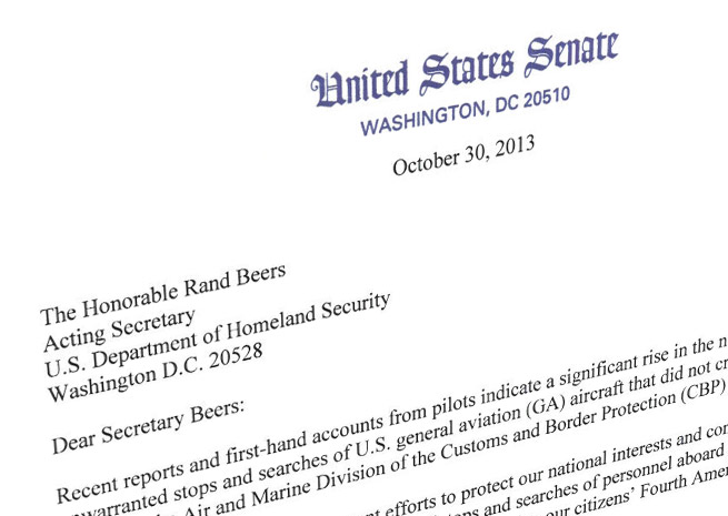 Letter to DHS Oct. 30