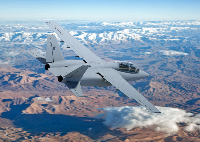 Scorpion ISR/Strike was developed by Cessna for Textron AirLand. Photo courtesy AirLand