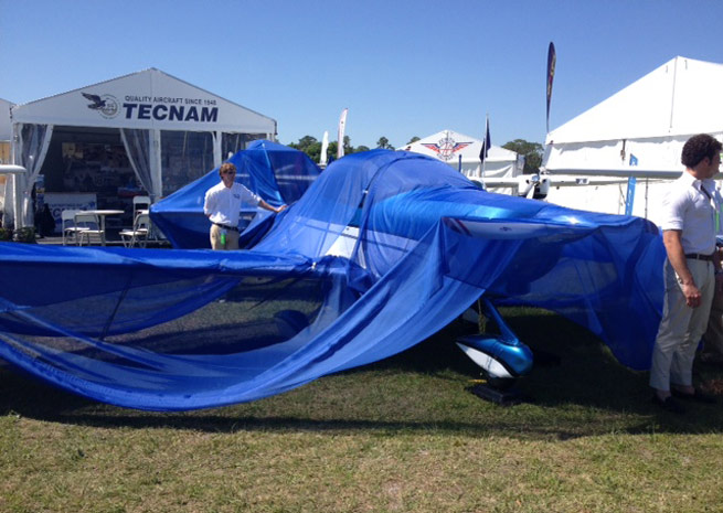 Tecnam unveiled the Astore light sport aircraft at Sun 'n Fun in Lakeland, Fla., on April 1.
