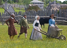 Plimoth Plantation is Plymouth’s top tourist attraction, drawing about 350,000 visitors a year and offering a firsthand look at (and taste of) life in 1627. Photo courtesy of Destination Plymouth County.