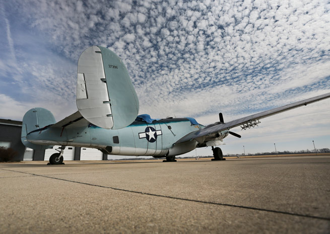 AOPA Fly-In attendees can tour the Lockheed PV-2 Harpoon.
