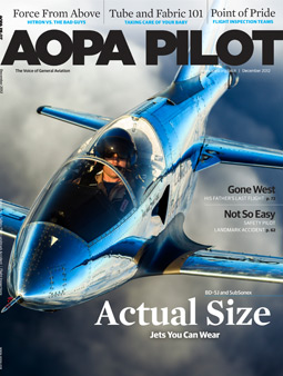 Pilot Magazine Cover December 2012