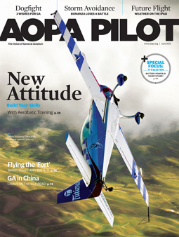 Pilot Magazine Cover June 2012