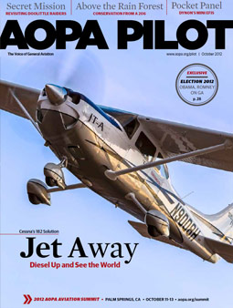 Pilot Magazine Cover October 2012