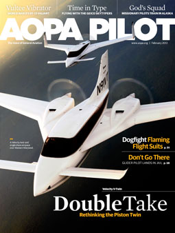 Pilot Magazine Cover Februaryl 2013