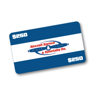 Aircraft Spruce & Specialty Co. $250 Gift Card