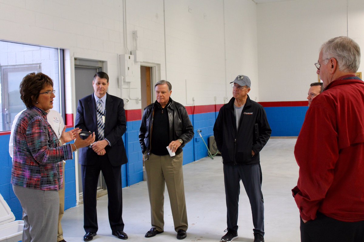Rep. Jackie Walorski (R-Ind.) discusses general aviation's contributions to the state's economy during a visit to Elkhart Municipal Airport in Indiana.
