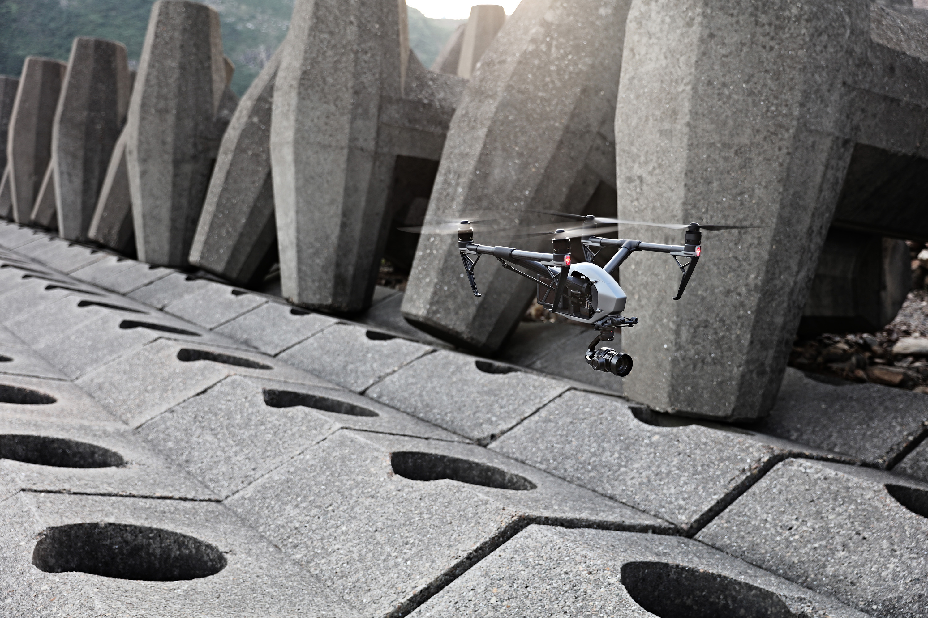 DJI Inspire 2 in flight. Photo courtesy of DJI.