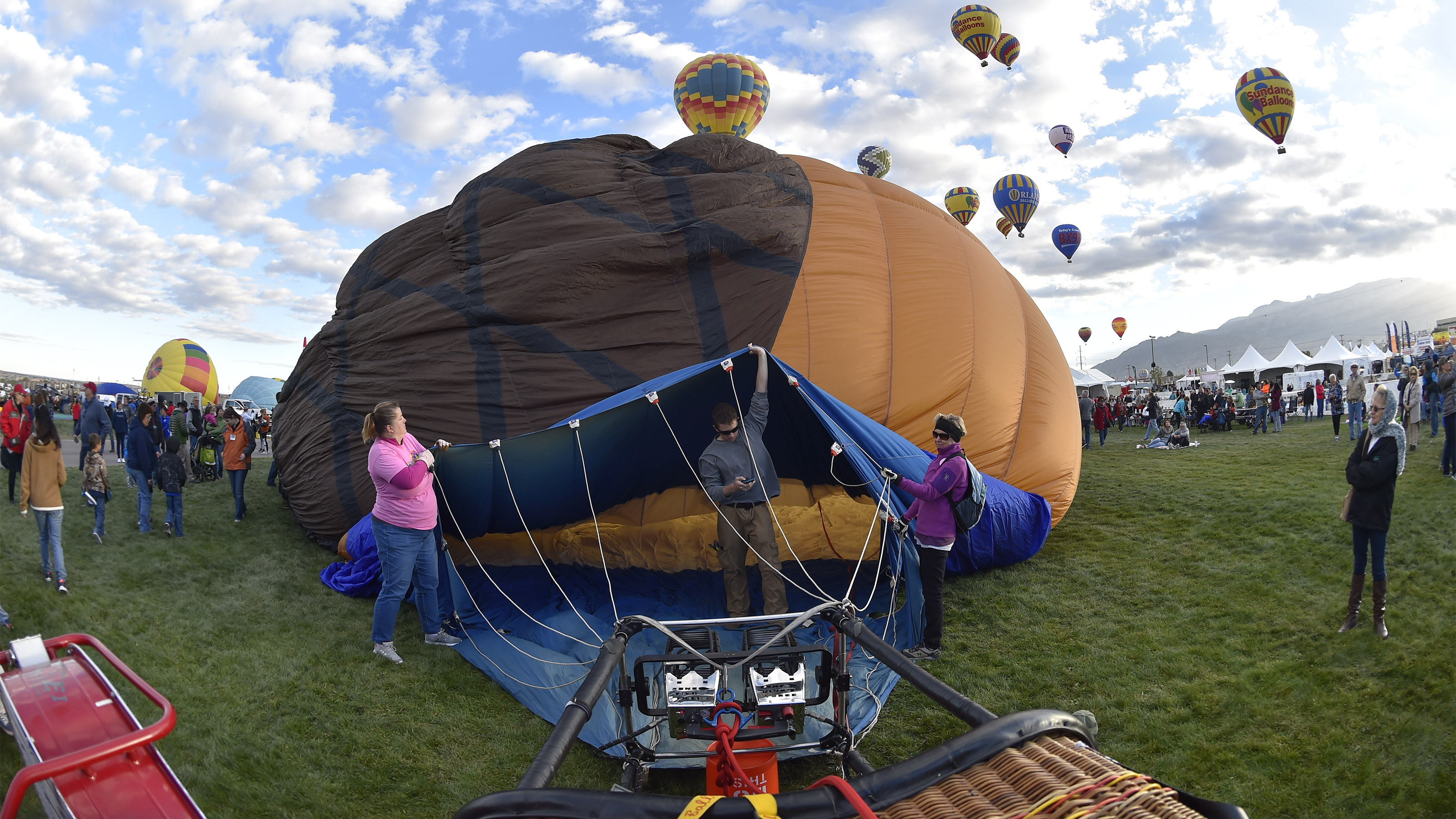 hot air balloon training