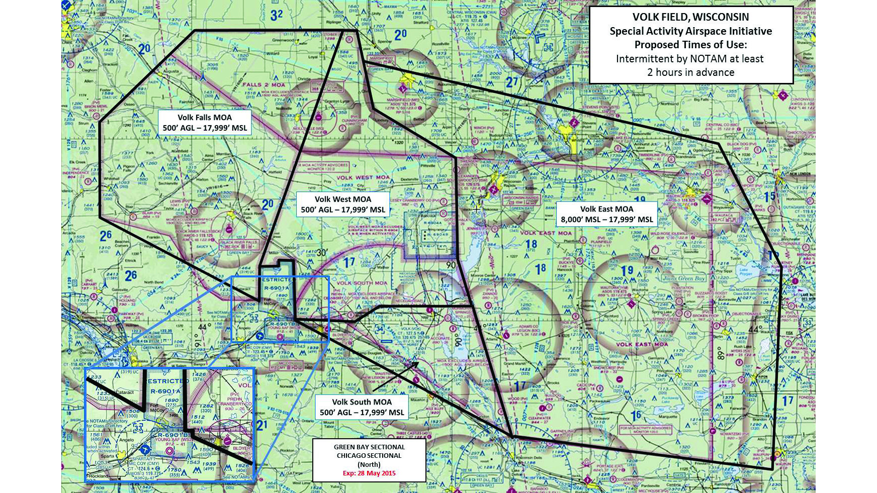 FAA Approves Expanded Wisconsin Special-use Airspace - AOPA