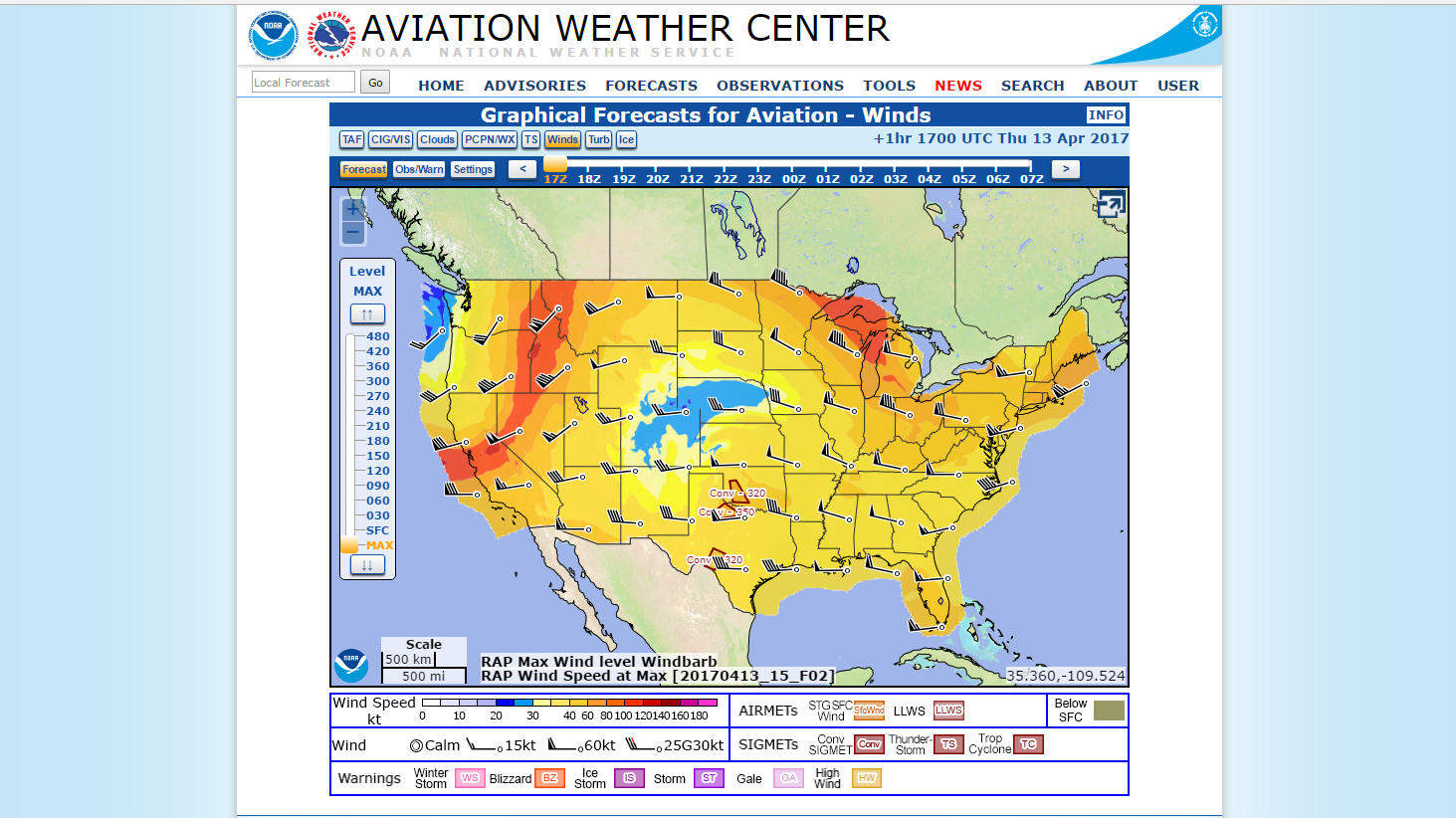 Graphical Forecasts Become Operational - AOPA