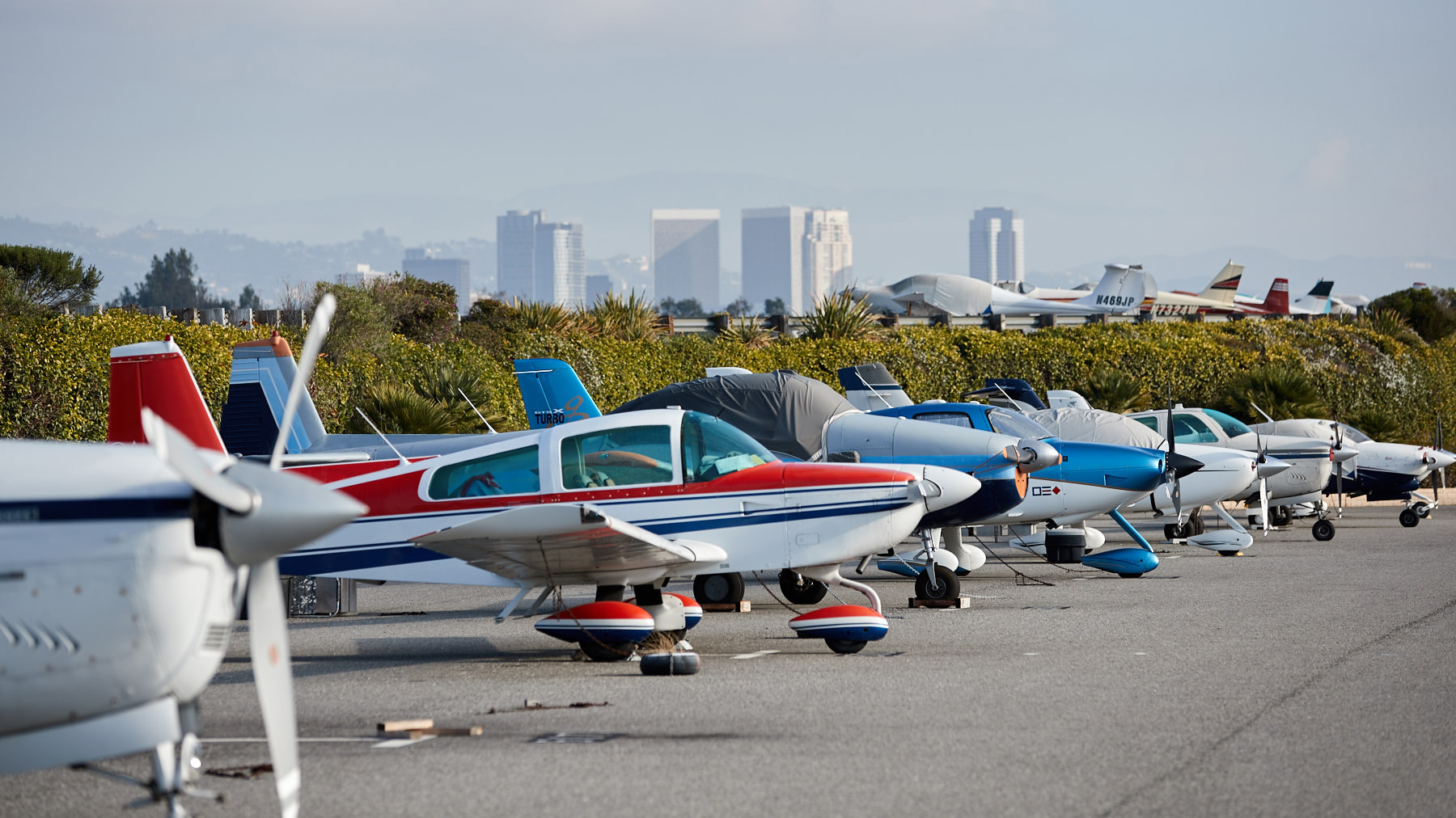 Santa Monica Municipal Airport. Photo by Mike Fizer.
