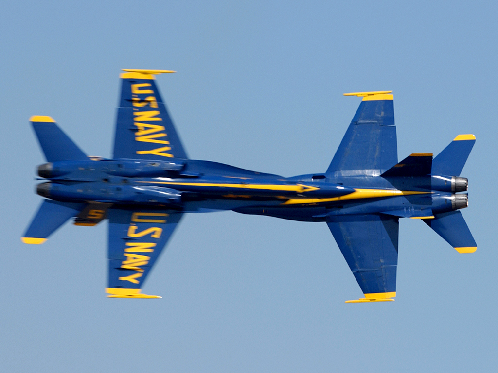 The Dayton International Airshow is held each summer at Dayton International Airport. The U.S. Navy Blue Angels are the featured performers for 2018. When in town for the airshow, be sure to visit the National Museum of the U.S. Air Force. U.S. Navy photo by Photographer’s Mate 2nd Class Ryan J. Courtade.