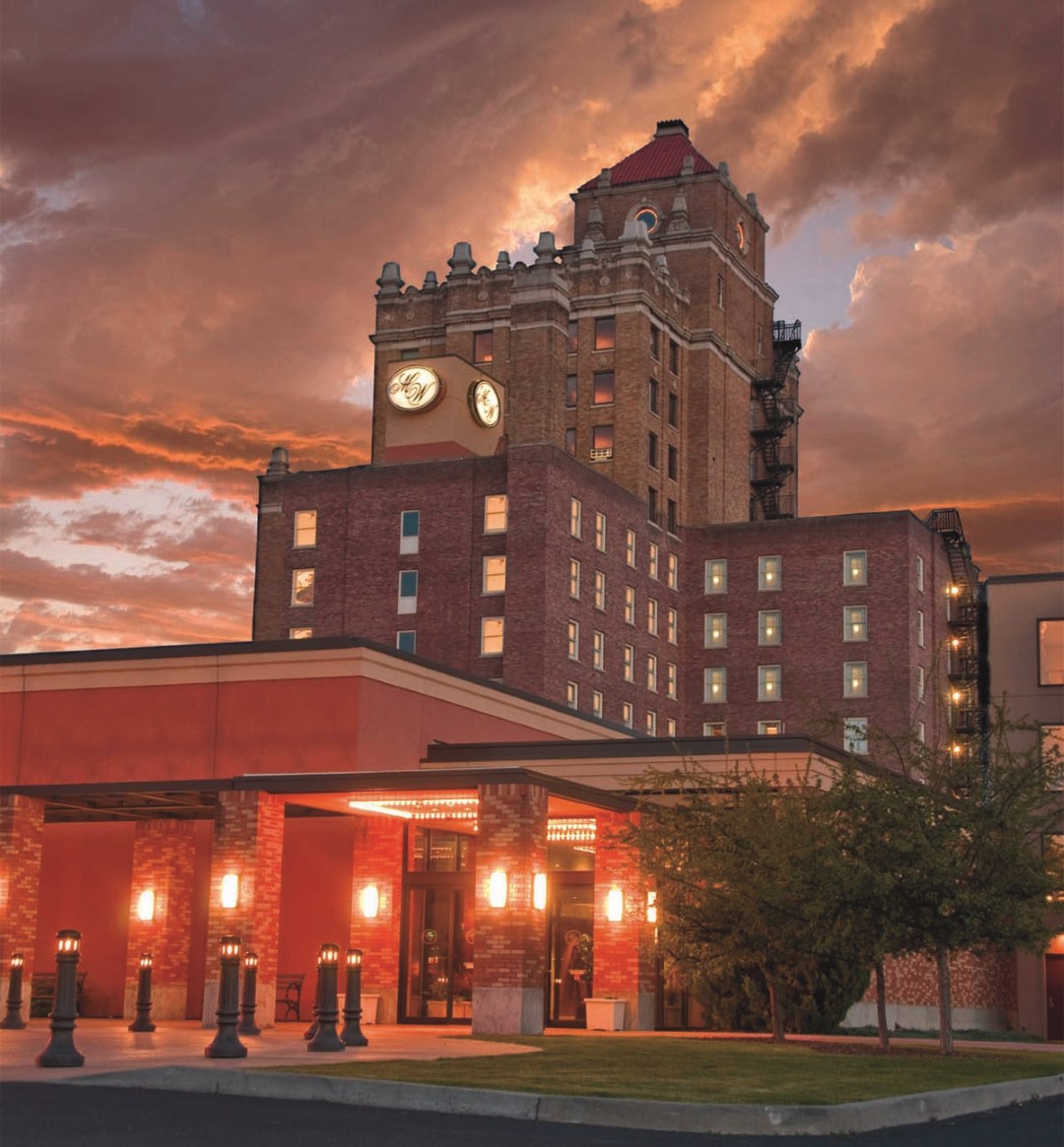 The landmark Marcus Whitman hotel rises above all else in Walla Walla, both literally and figuratively. Photo by Greg Lehman.