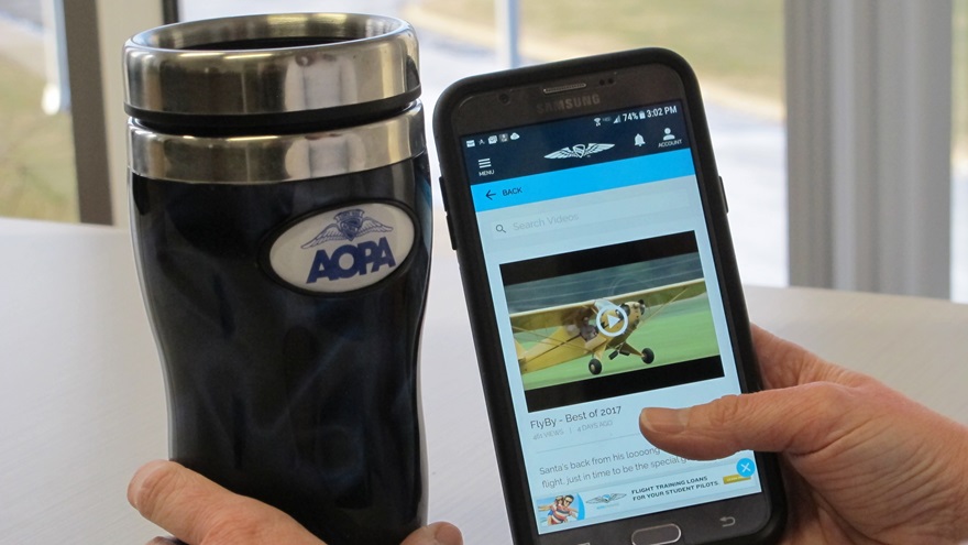 Watch stunning aviation videos and safety tips from the AOPA app.