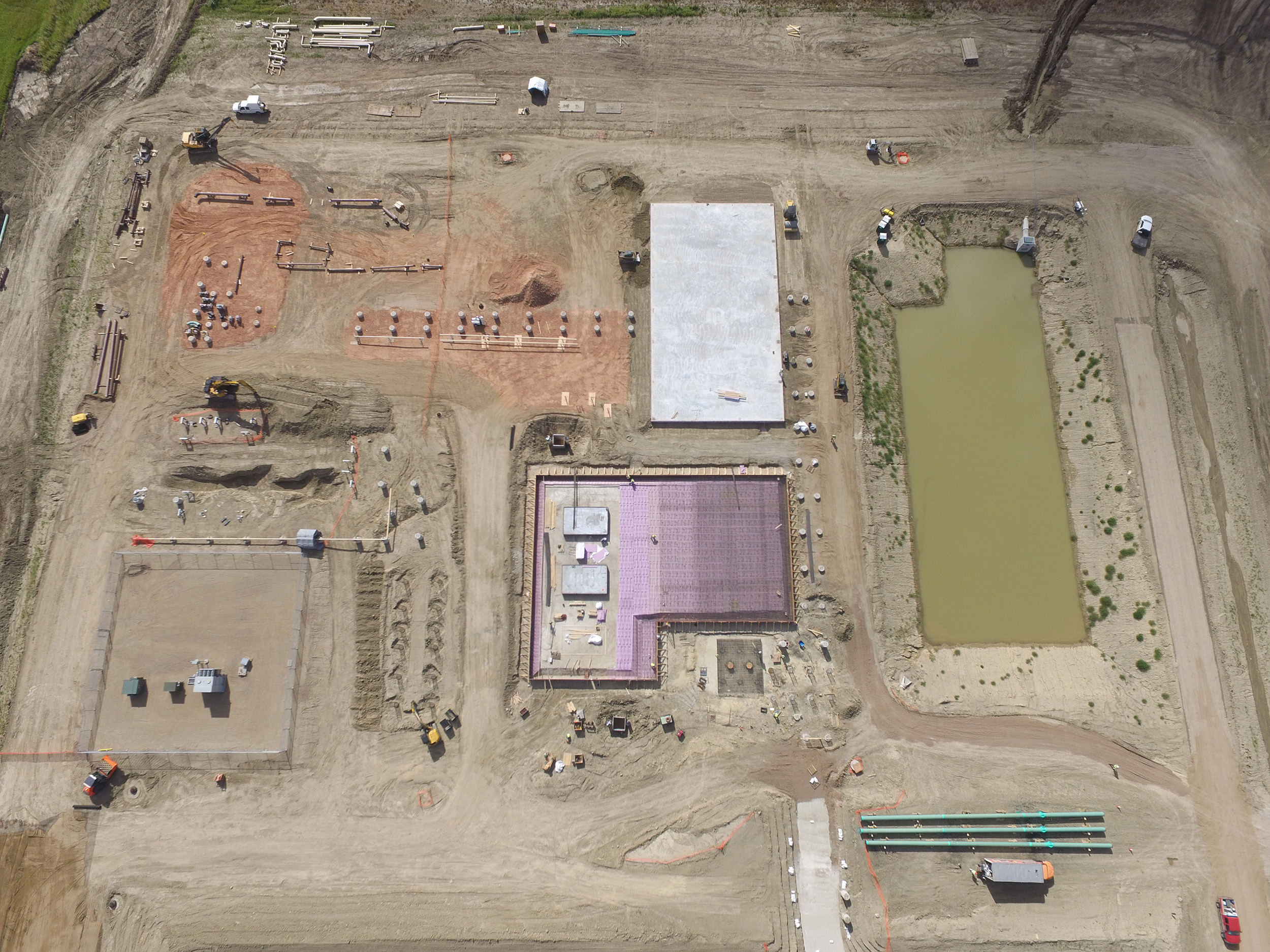 Unmanned aircraft can give construction managers a perspective on job sites that serves many purposes, from measuring earthworks to tracking equipment. Photo courtesy of Taylor Mitcham/SkyNinja. 