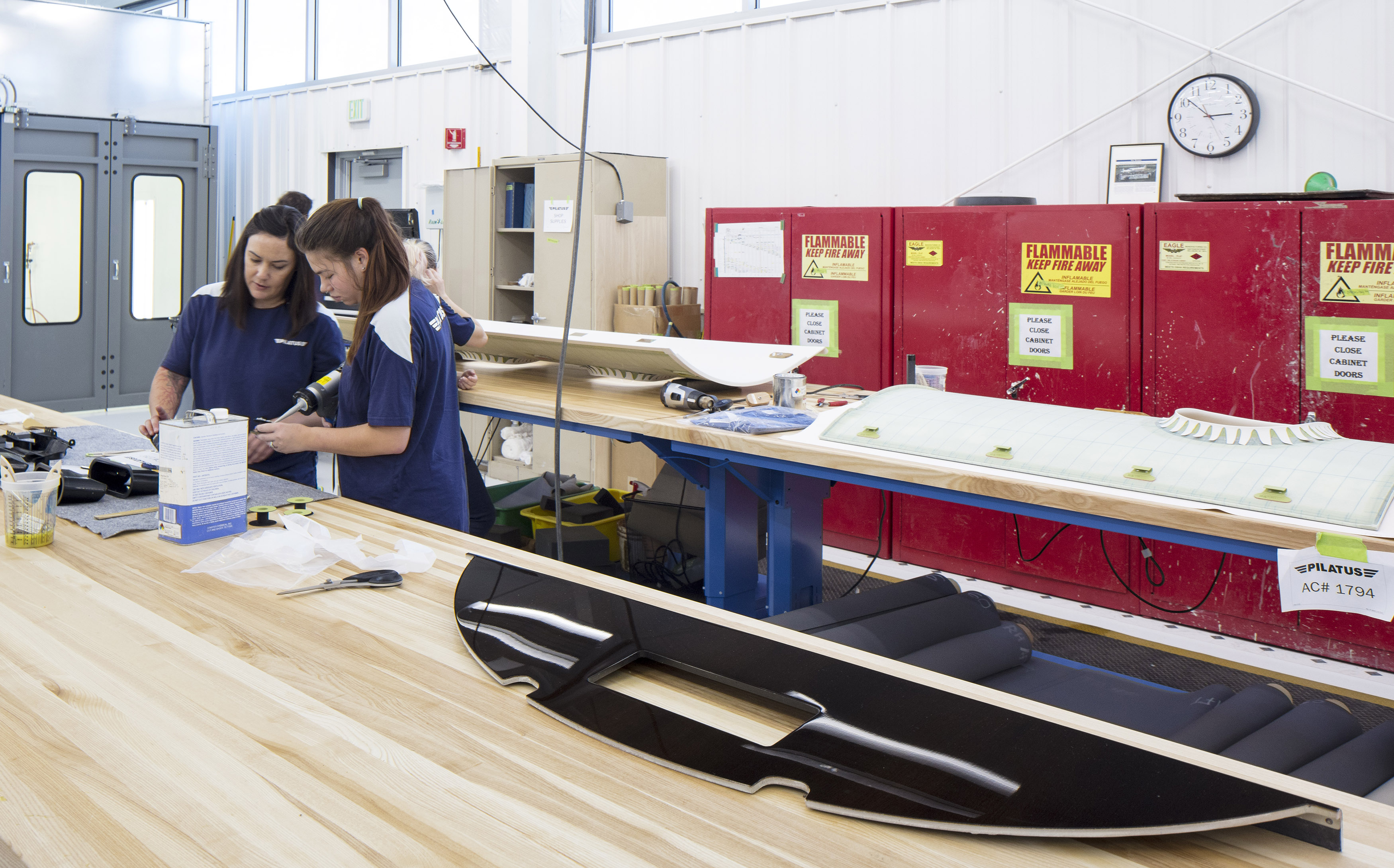 New Pilatus completion center