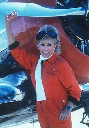Marie McMillan, the "Flying Grandma." Photo courtesy of the Nevada Aerospace Hall of Fame.