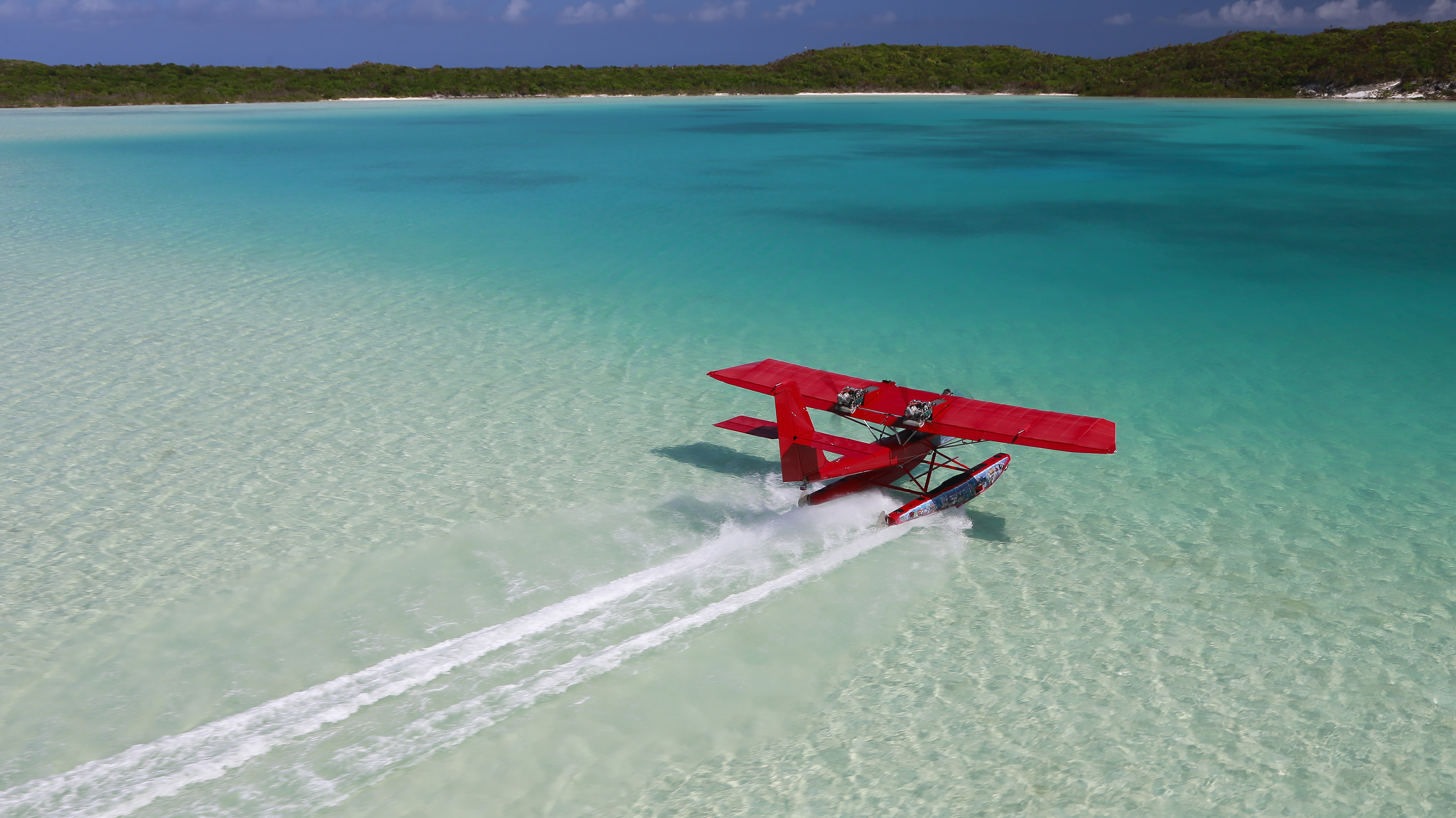 It’s hard to beat the intimate view an AirCam can give you of the turquoise water and white-sand beaches in the Bahamas. Photography by Chris Rose.
