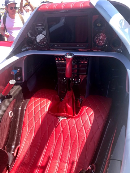 The cockpit of the Extra NG. Photo by Dave Hirschman.