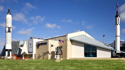 Cosmosphere International SciEd Center and Space Museum exterior. Photo courtesy of Cosmosphere International SciEd Center and Space Museum