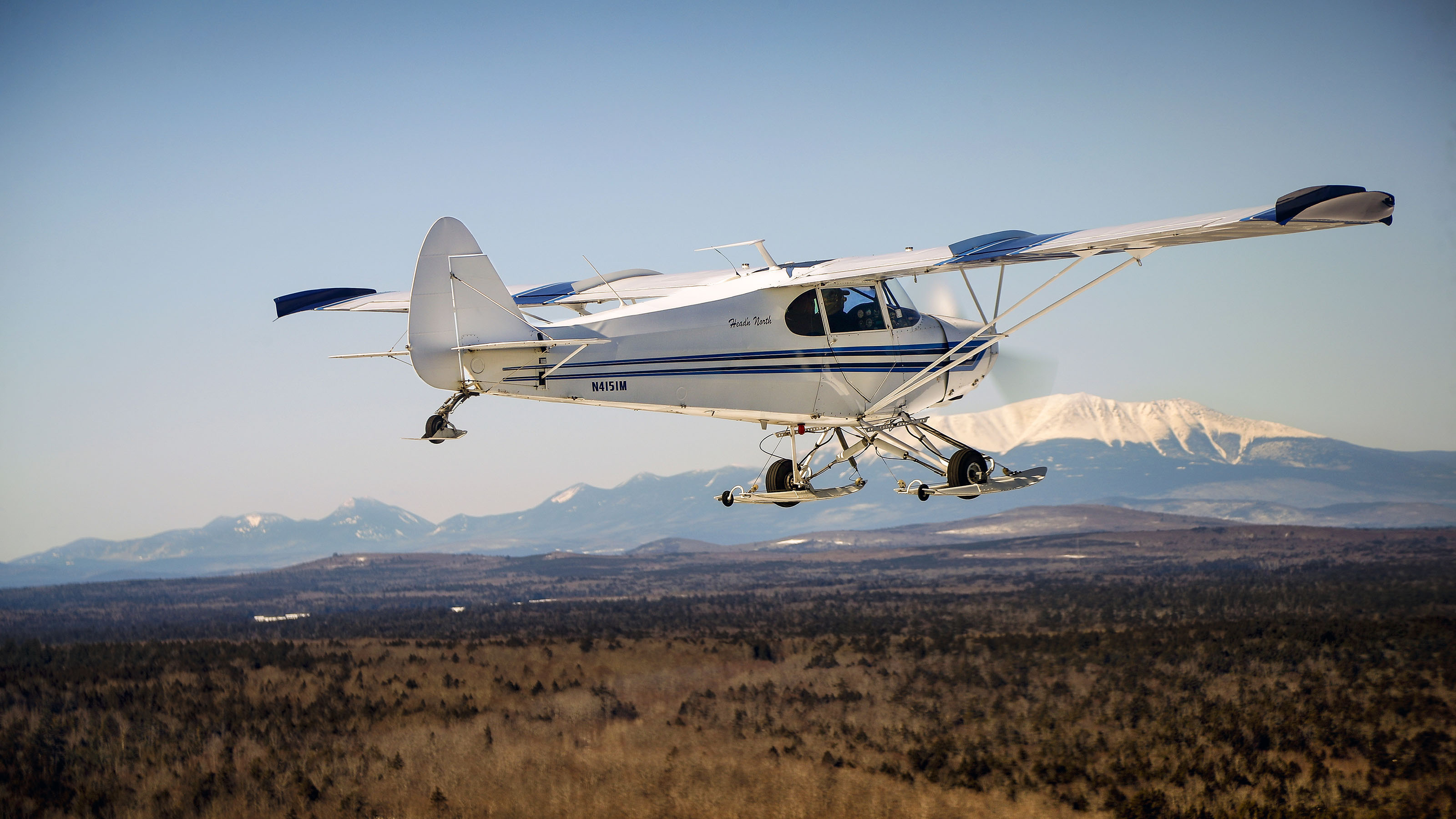 Ski flying in Maine AOPA