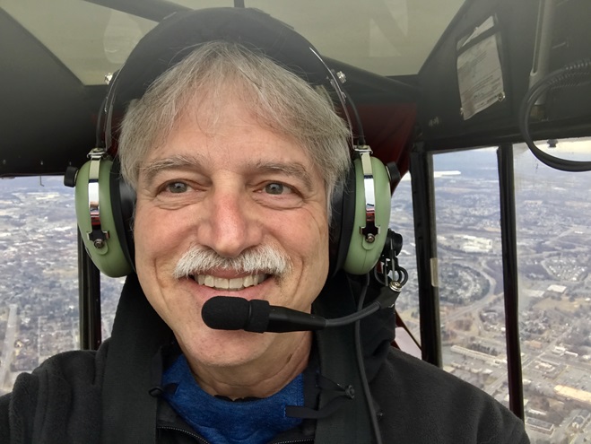 A Super Cub grin was achieved by AOPA Associate Editor David Tulis after a tailwheel endorsement from his mentor that proved to be a personal milestone. Photo by David Tulis.