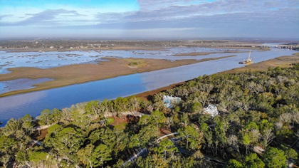 Almost all of the homes in the Crane Island community will have a view of the island's iconic marshlands or the Intracoastal Waterway. Photo courtesy of Craneisland.com.